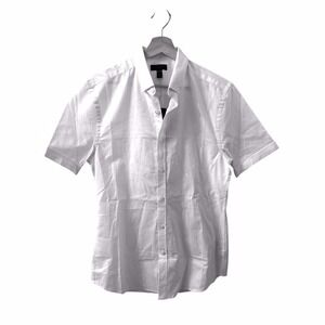 New‎ Look White Short-Sleeve Button-Down Shirt